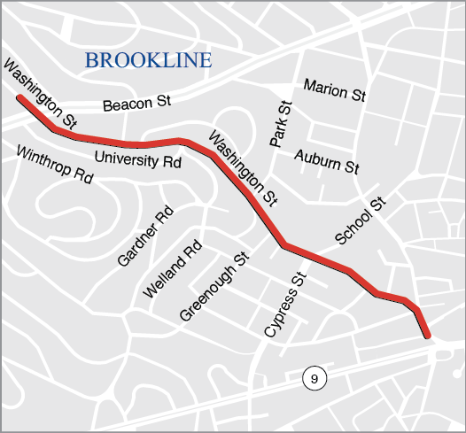 BROOKLINE: REHABILITATION OF WASHINGTON STREET BROOKLINE: REHABILITATION OF WASHINGTON STREET